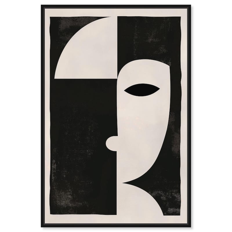 The Mask II Canvas by Art Remedy - Black - 24" x 36"