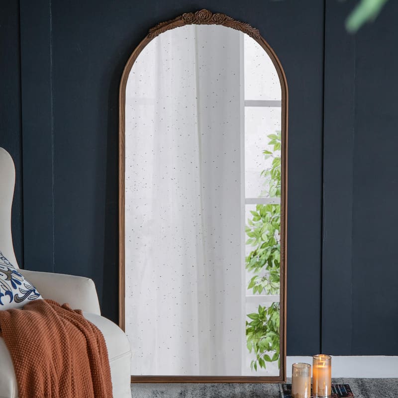 Mid-Century Style Living Room Oval Mirror