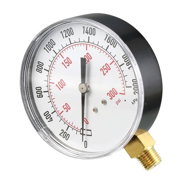 0-300 psi 1/2 Inch NPT Gentech Pressure Gauge New Without Box 0-2000 kPa