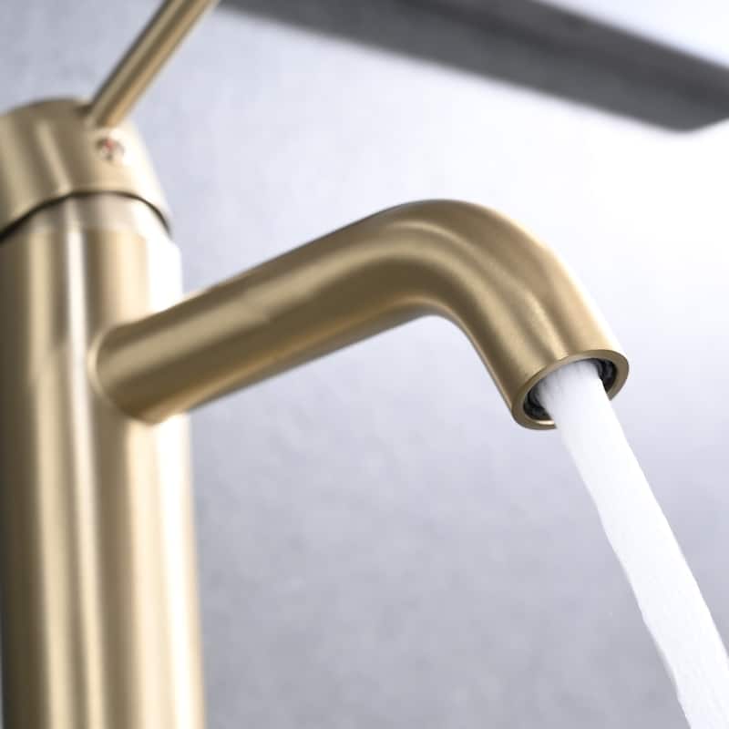 Bathlet Vessel Single Handle Bathroom Sink Faucet