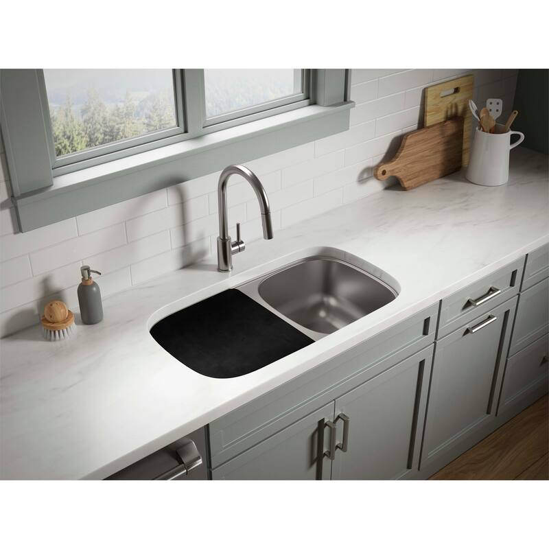 Sterling 36598 Valton 32-1/4" Undermount Double Basin Stainless Steel - Stainless Steel