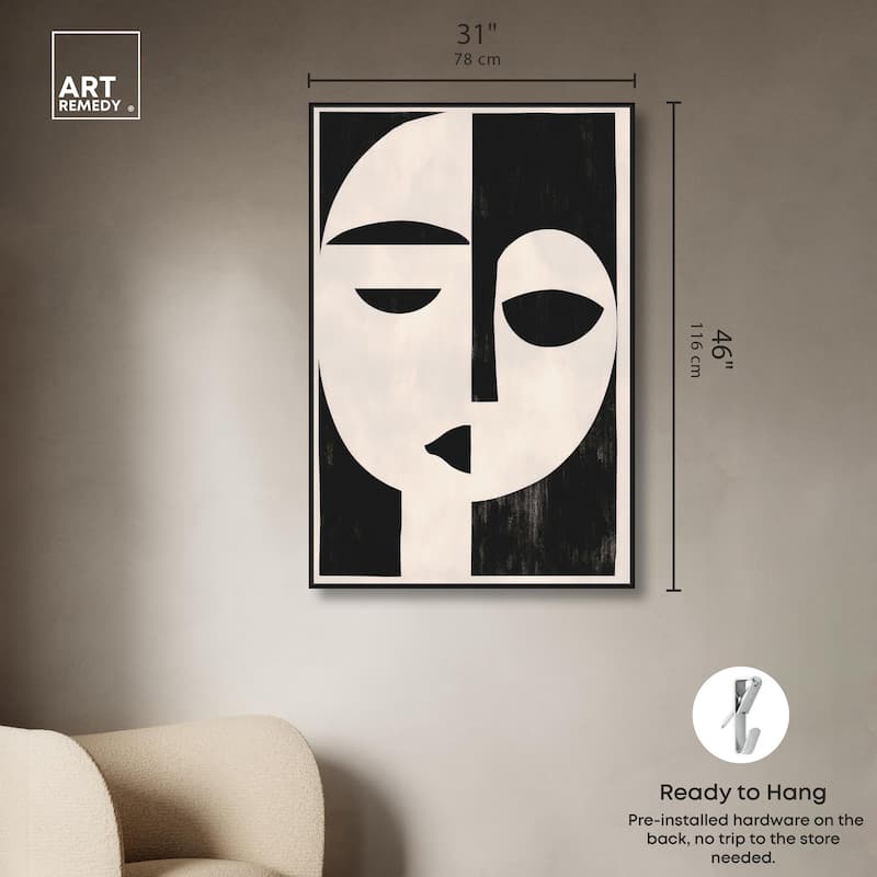 The Mask I Canvas by Art Remedy