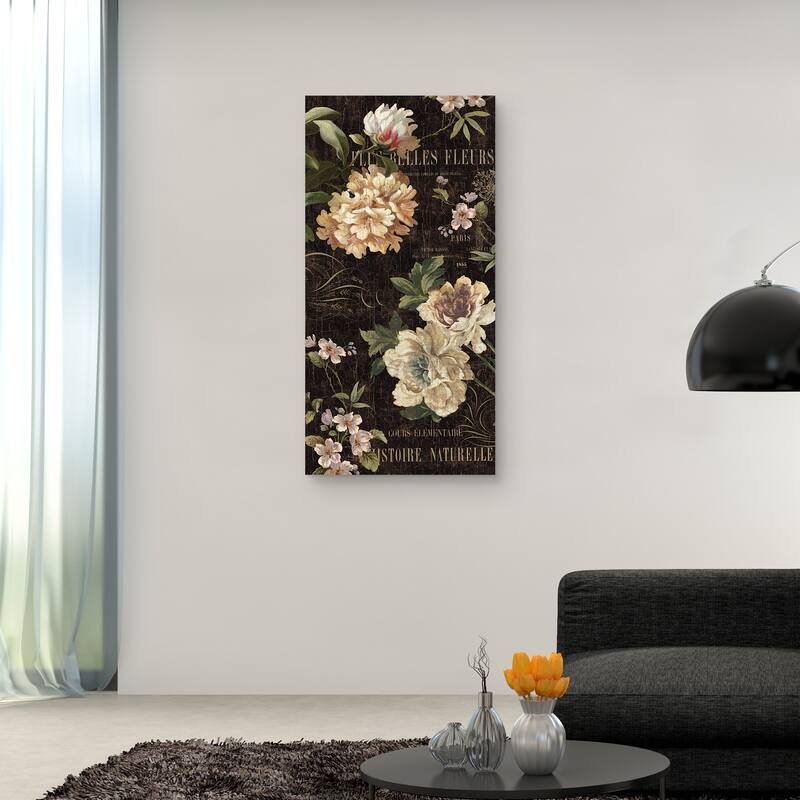 Fleurs Antique II Canvas Art Print