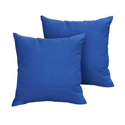 Sorra Home Sunbrella Outdoor Knife Edge Pillow Set of 2