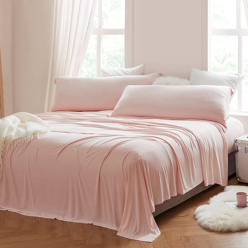 Bare Bottom® Sheets - All Season - Crystal Pink - Crystal Pink - Queen