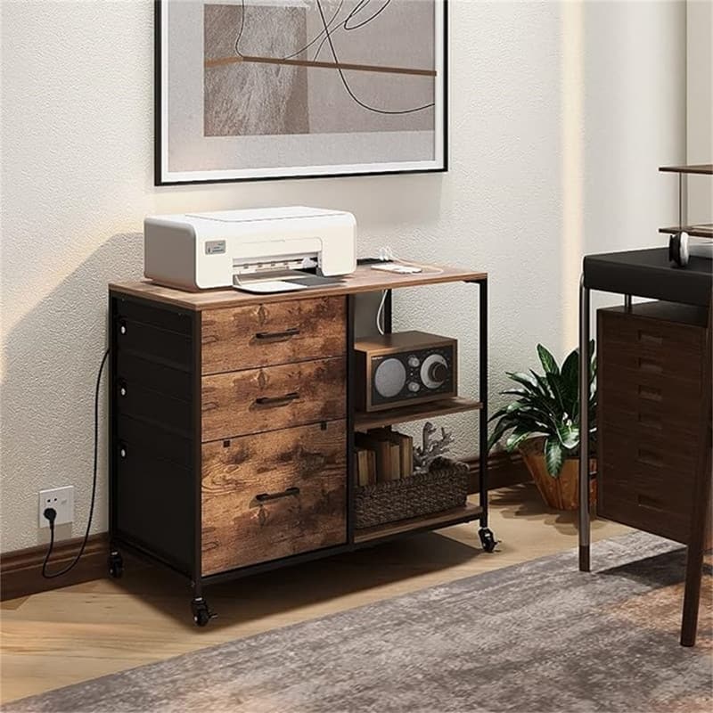 Lateral File Cabinet - 15.75"D x 31.5"W x 26.37"H