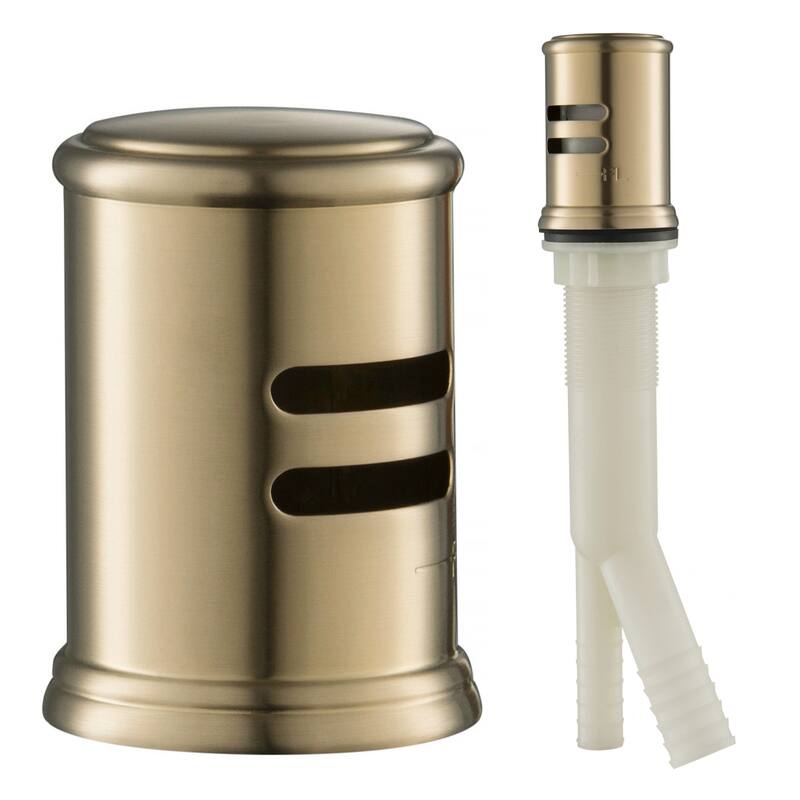 Kraus 2-1/2" Brass Air Gap with Beveled Cap - Brushed Gold