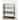 SAFAVIEH Natalie Low Black Bookshelf - 33.5" x 13.4" x 42.5"