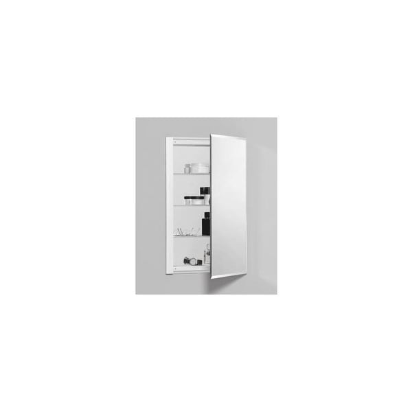 Robern RC1626D4FB1 R3 16" x 26" x 4" Beveled Single Door Medicine Cabinet with Reversible Hinge - mirrored - N/A