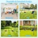 preview thumbnail 5 of 7, Gymax 660 LBS Indoor Outdoor Swing Set Heavy Duty Carbon Steel Swing