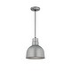 preview thumbnail 7 of 15, Millennium Lighting R Series 10" Cord Hung Indoor/Outdoor Deep Bowl Shade Galvanized
