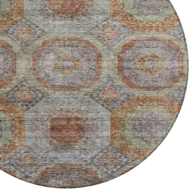 HomeRoots Geometric Transitional Rectangle Outdoor Rug