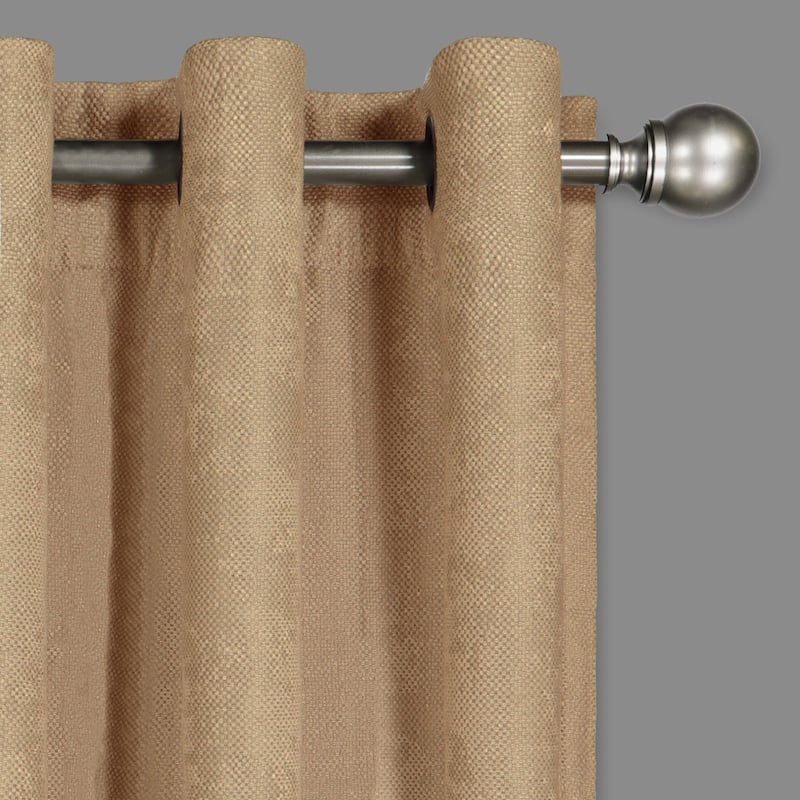 Eclipse Aura Draft Stopper Energy Saving 100% Blackout Grommet Top Curtain Panel