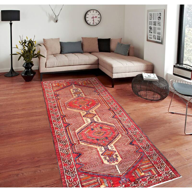 Pasargad Home Vintage Serab Collection Camel Lamb's Wool Area Rug - 3' 7" X 12' 2"