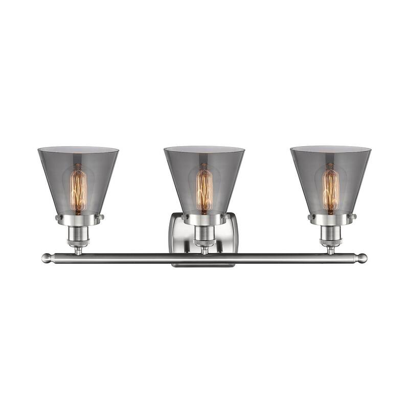 Innovations Lighting Small Cone 3 Light 26" Wide Vanity Light