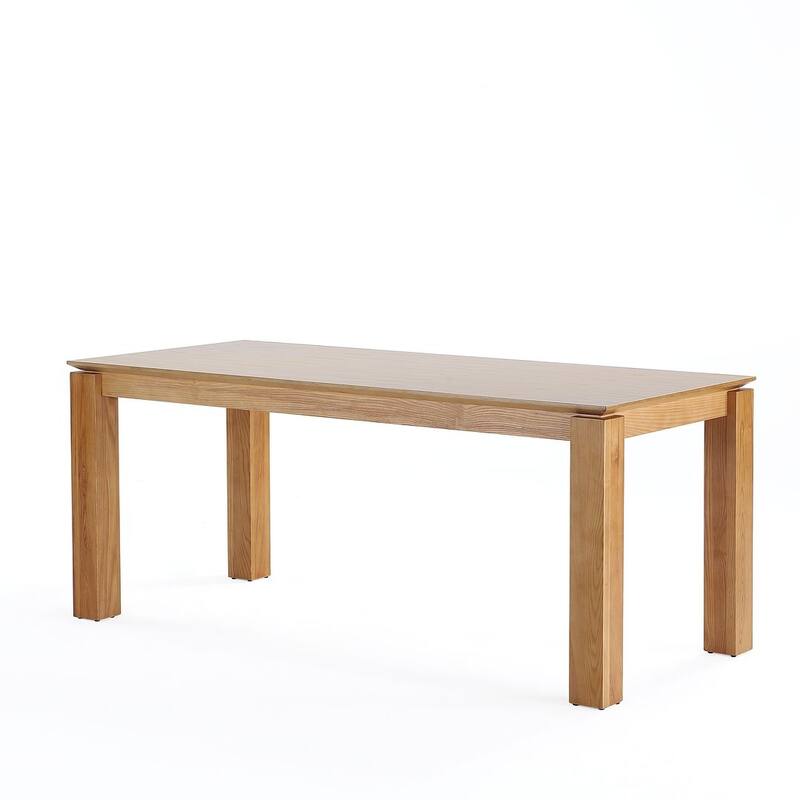 Manhattan Comfort Rockaway Paragon Modern 70.86 Solid Wood Dining Set