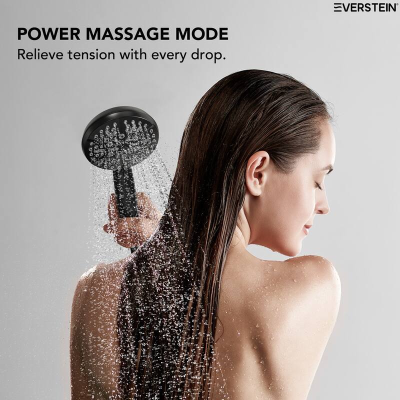 3-Function Thermostatic Shower Faucet With Pressure Balance