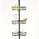 preview thumbnail 6 of 40, Utopia Alley Tension Pole Shower Caddy Corner Organizer, Adjustable with 4 Removable Baskets, 60 to 97 Inch