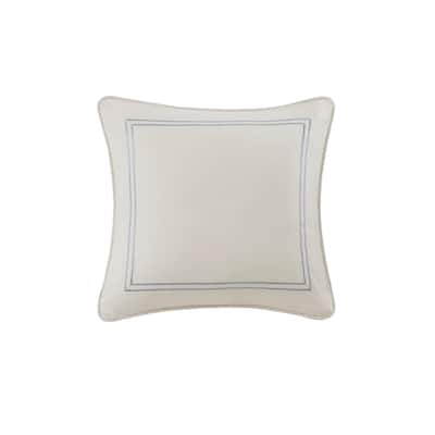 Harbor House Chelsea Ivory Cotton Square Pillow