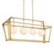preview thumbnail 1 of 3, Minka Lavery 3787 Shimmer 4 Light 48" Wide Linear Chandelier