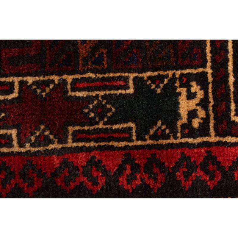 ECARPETGALLERY Hand-knotted Teimani Dark Grey Wool Rug - 2'8 x 4'4