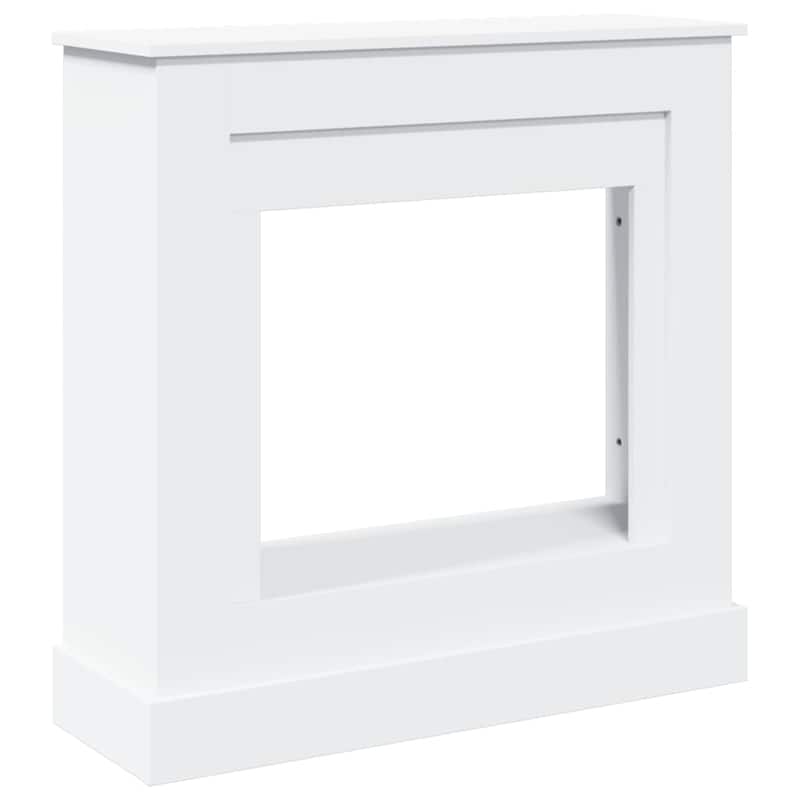 vidaXL Fireplace Surround 35.4x11.8x35.4" Engineered Wood