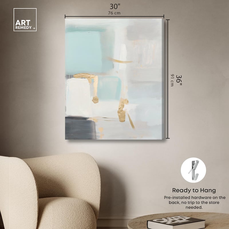 Pale Radiance I Canvas by Art Remedy, Gallery Wrapped