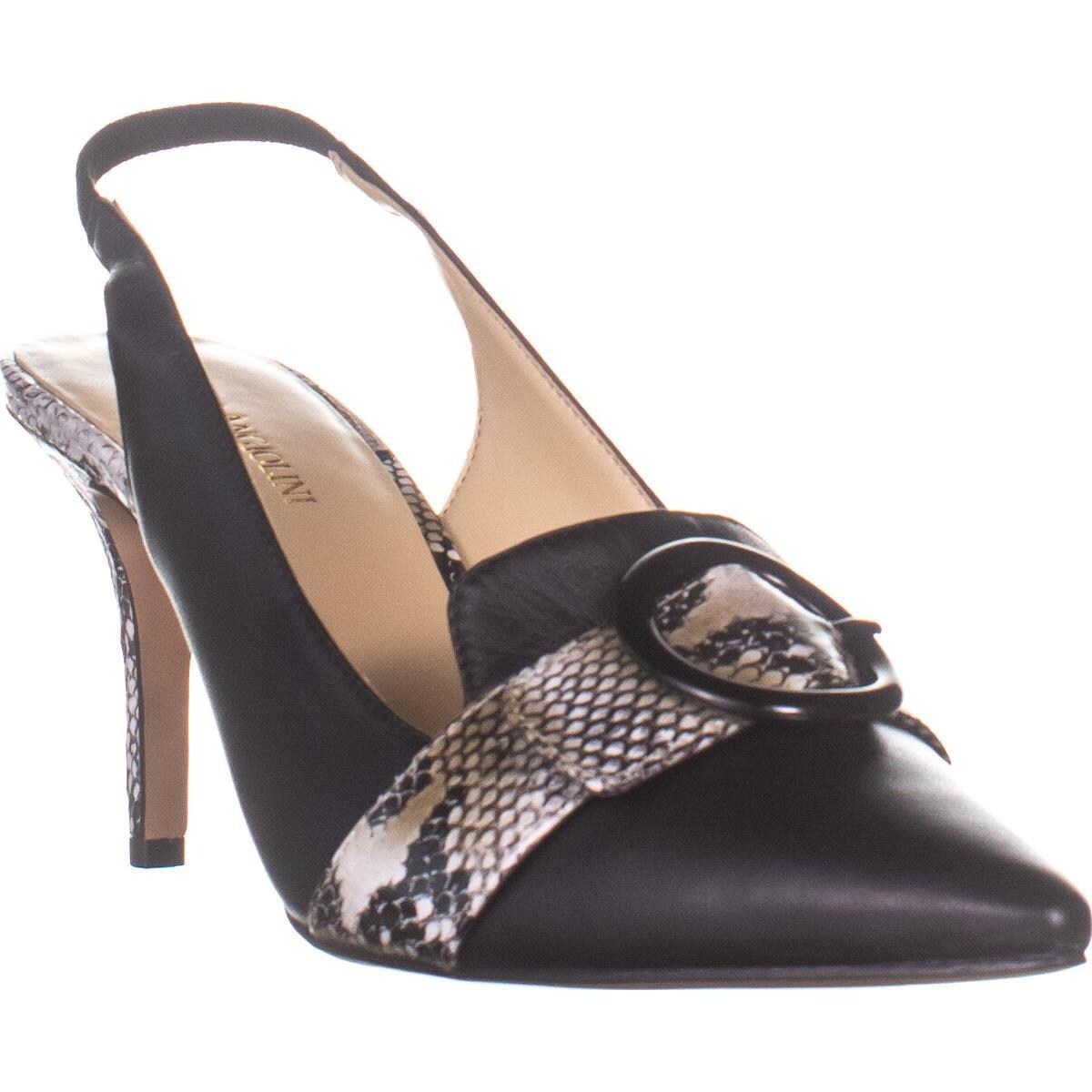 enzo angiolini black pumps