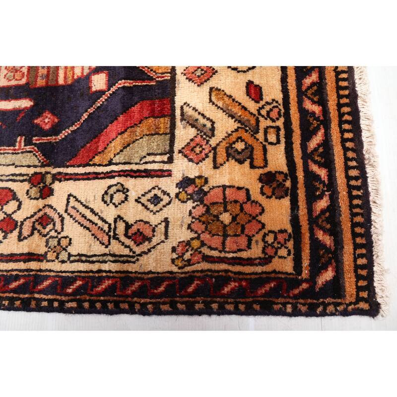 ECARPETGALLERY Hand-knotted Kayseri Vintage Red Wool Rug - 4'9 x 9'2