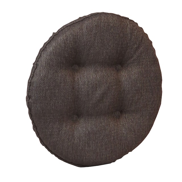 Klear Vu Omega Tufted Barstool Cushion Set (Set of 2) - Chestnut