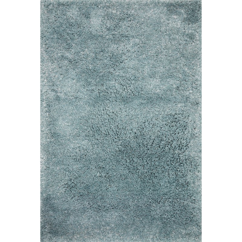 Alexander Home Laura Hand-tufted Modern Shag Area Rug - 5' x 7'6" - Spa - Runner/Rectangle