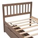 preview thumbnail 5 of 7, Twin Size Platform Bed with 2 Drawers, Wooden Twin Bed Frame with Headboard and Solid Wood Slats Support for Kids,Teen,Adult