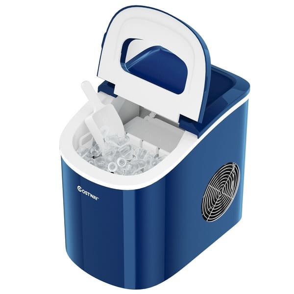 Electric Ice Cube Maker Machine Navy Blue