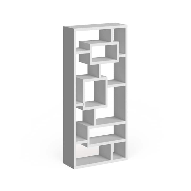 Tribeca Modern Multi-Shelf Open Back Bookcase/Display Cabinet by Furniture of America