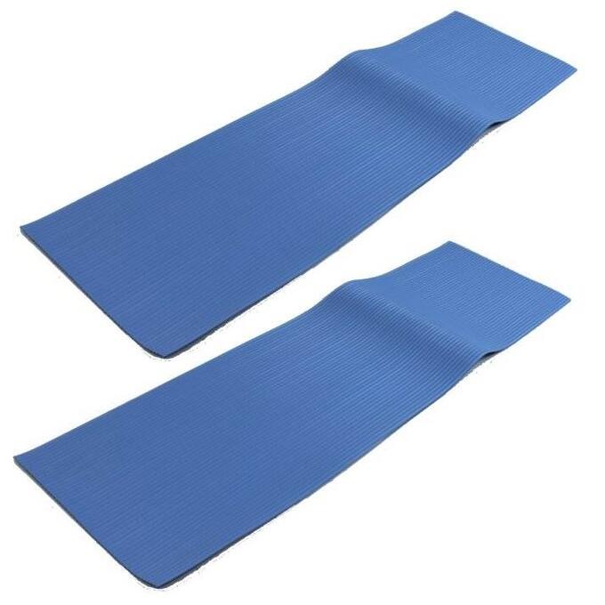 2) Hydro Tools Swimline 87951 9x24" Vinyl Protective Swimming Pool Ladder Mats - 1