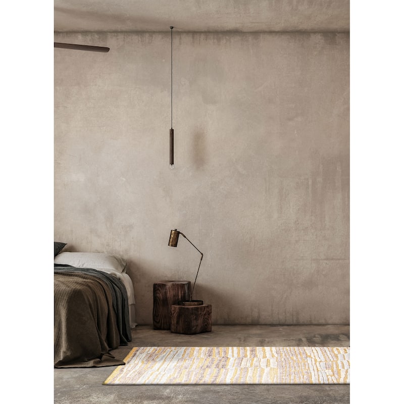 ECARPETGALLERY Hand-knotted Tangier Beige Wool Rug - 2'11 x 4'11