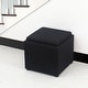 preview thumbnail 24 of 25, Adeco Storage Ottoman With Tray