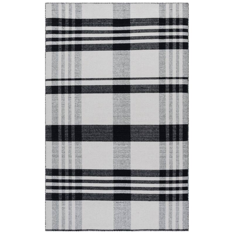 SAFAVIEH Handmade Striped Kilim Magndis Wool Rug