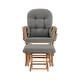 preview thumbnail 48 of 54, Ultimate Nursery Comfort - Glider and Ottoman Set with Reclining Cushion Chair, Rocker Chair with Padded Back and Armrests