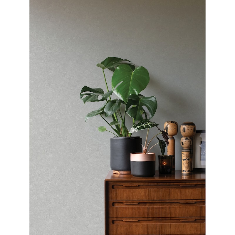 Advantage Rini Taupe Distressed Wallpaper - 20.9in x 396in x 0.025in - 20.9in x 396in x 0.025in