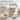 COOK WITH COLOR Mixing Bowls with Lids  12 Piece Plastic Nesting Bowls Set includes 6 Prep Bowls and 6 Lids Diamond Design