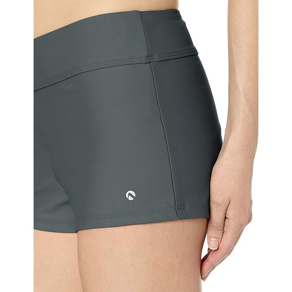 womens grey swim shorts