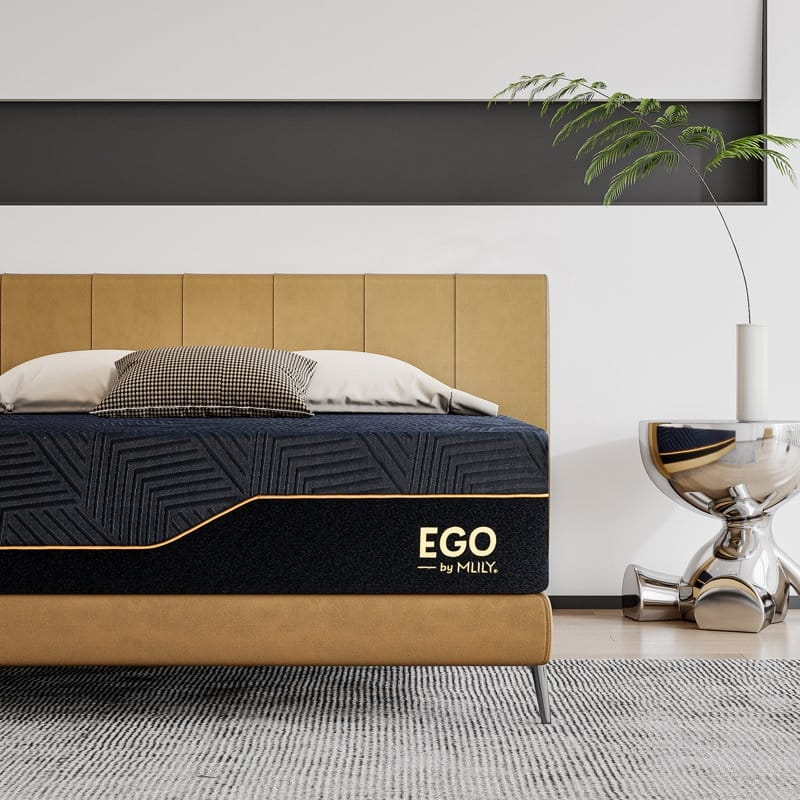 EGOHOME Copper 14 Inch Medium Gel Memory Foam Mattress