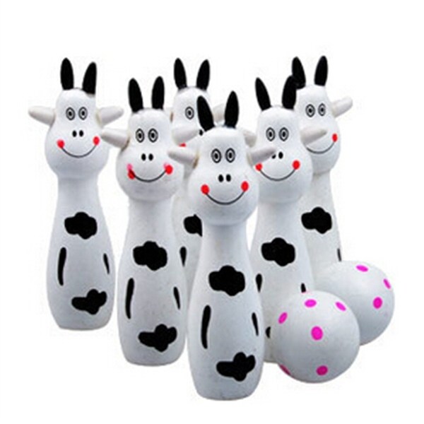 animal bowling pins