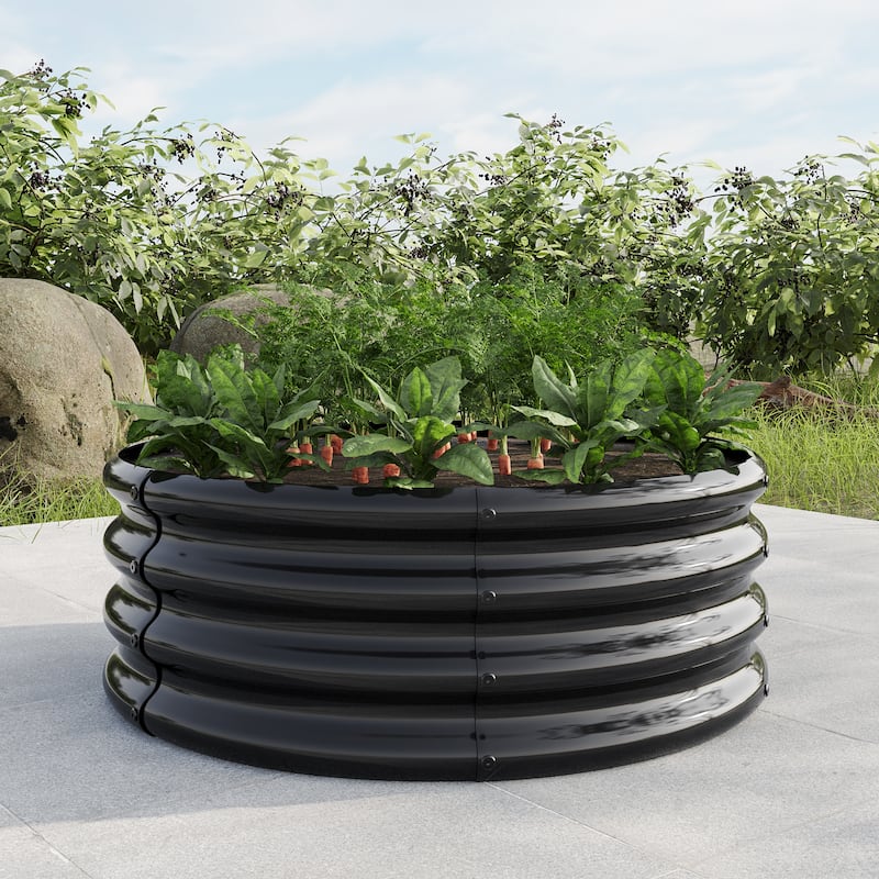 Tall Round Raised Garedn Bed