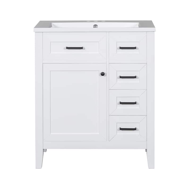 30" Bathroom Vanity with Sink Combo