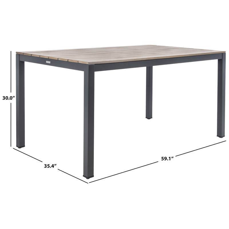 SAFAVIEH Outdoor Amaya Dining Table - 59Wx35Dx30H