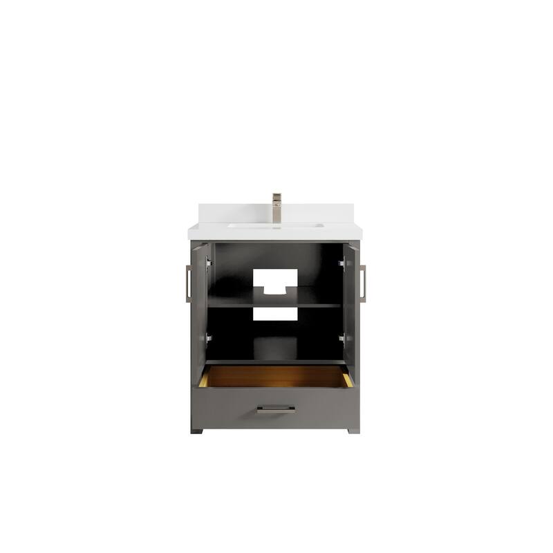 Willow Collections 30 in. W x 22 in. D Malibu Single Sink Bathroom Vanity with Countertop