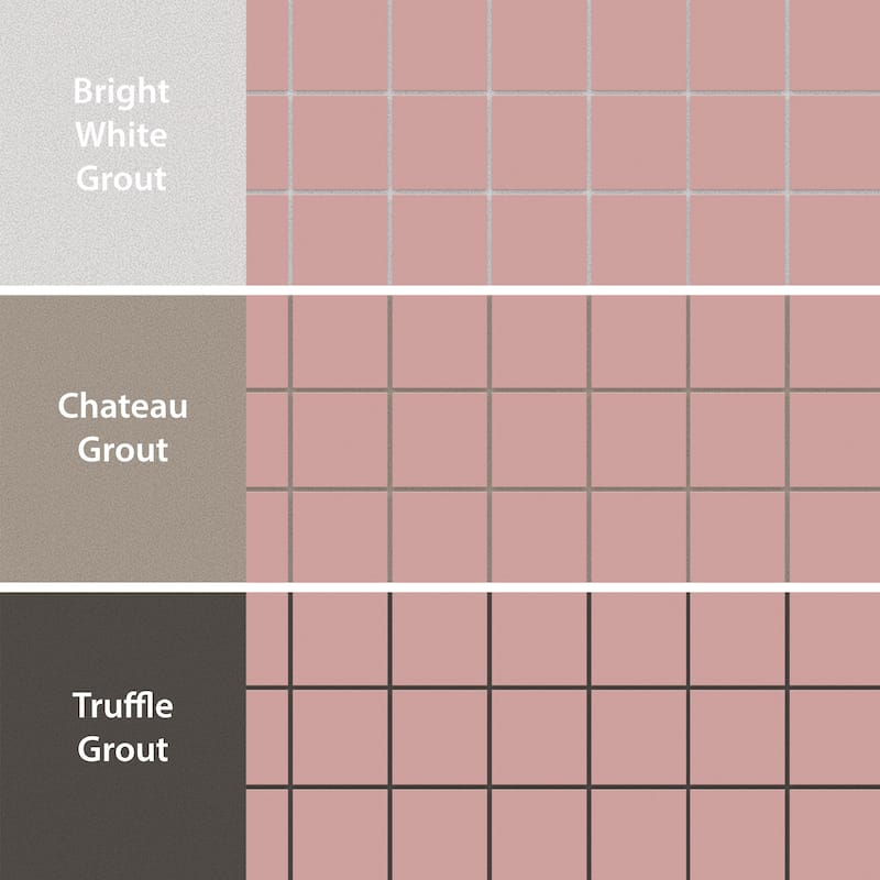 Merola Tile Vaudeville Taco Pink 1-5/8" x 1-5/8" Porcelain Floor and Wall Tile - Case (25 Tiles)