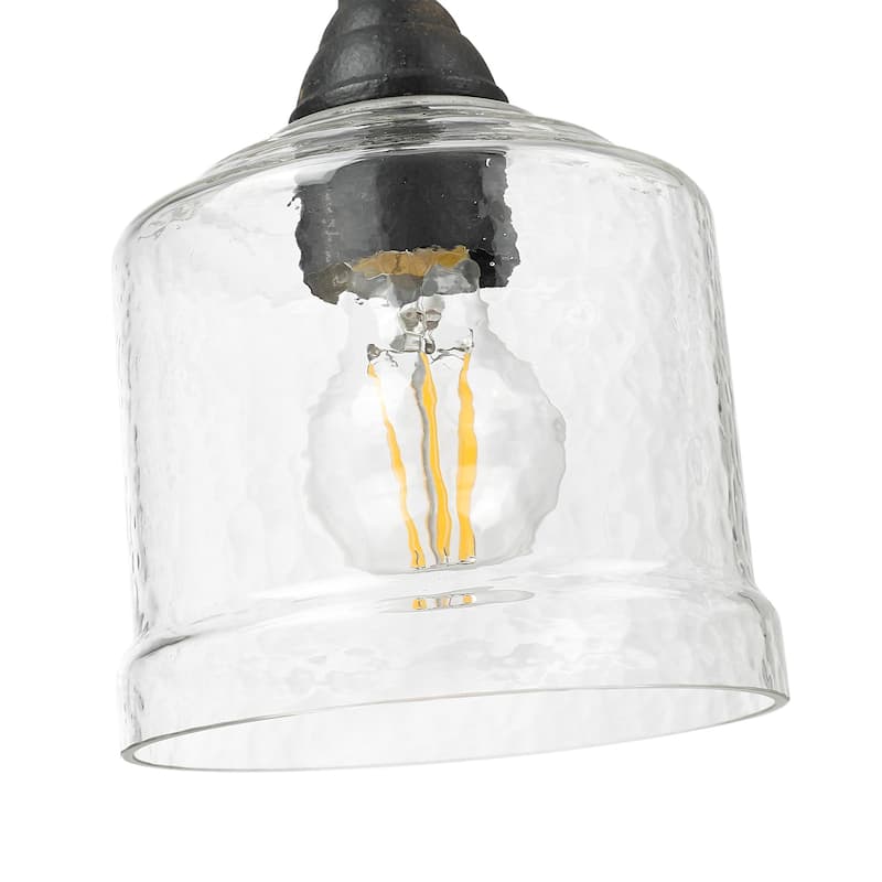 Golden Lighting 0806-M1L HWG Keating 6" Wide Mini Pendant